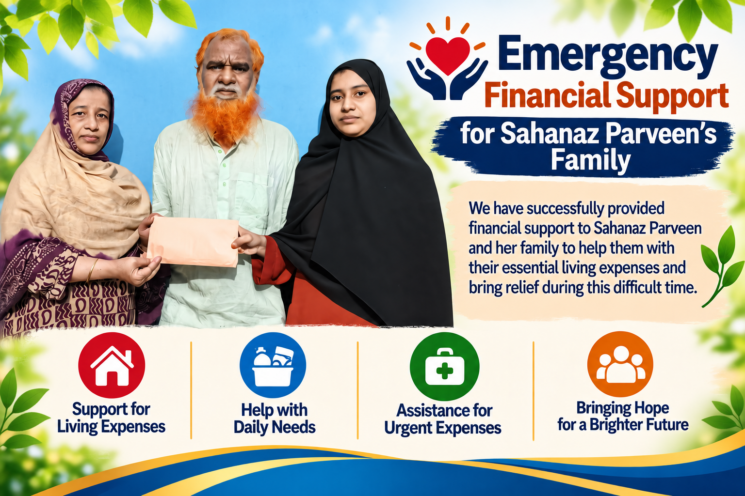 Emergency Financial Help for Shauna’s Parveen’s Family